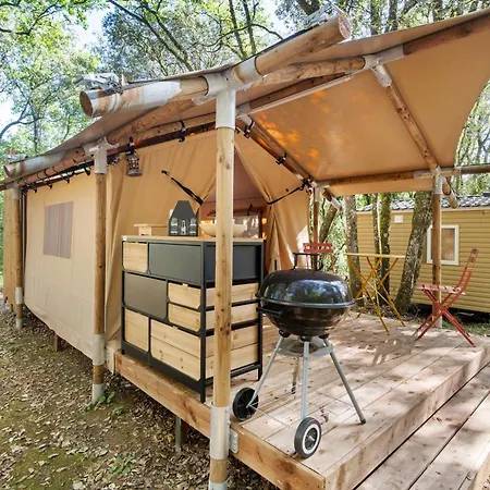 Campingplads 24.tente Safari Dordogn Clim Option Calviac