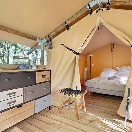 Campingplads 24.tente Safari Dordogn Clim Option Calviac